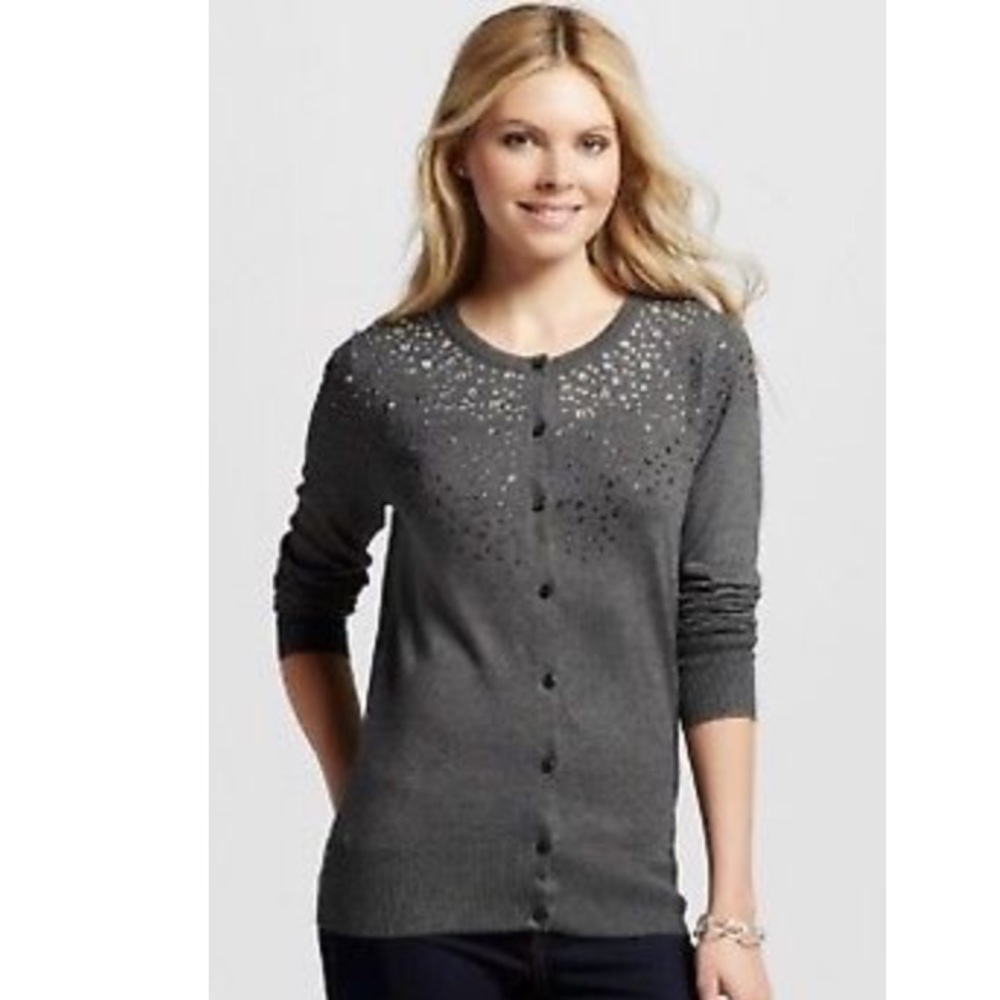 Merona Embellished Spray Cardigan Sweater